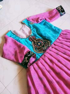 Ethnic Pink Dress
