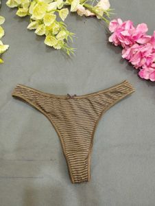 Striped Brown Thong✨