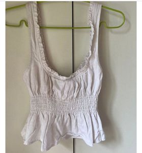 Glassons Linen Square Neck Top