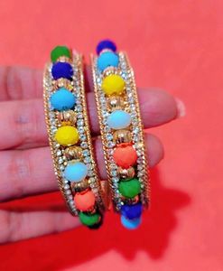 Multi Colour AD party wear kada