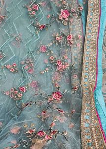 Elegant Embroidered Top And Dupatta