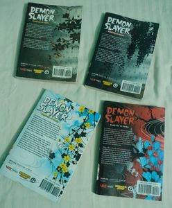 Demon Slayer Manga Set 1,2,3 and 4
