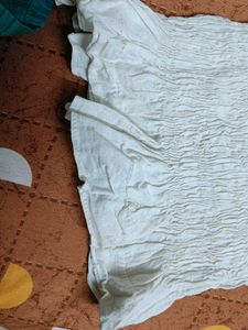 White Smocked Top