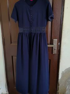 Elegant Navy Blue Dress