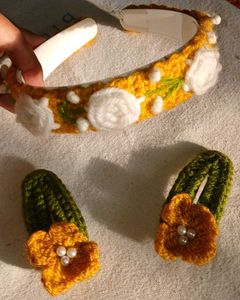 Sunflower Themed Hair Accessories