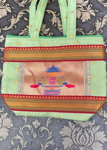 Ethnic Print Tote Bag