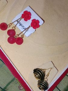 Earrings Three Pair Combo