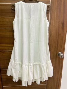 Flowy White Summer Dress