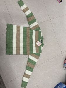 Striped Knit Sweater