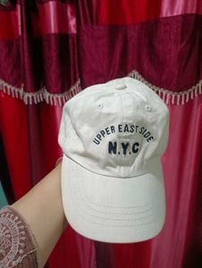 White Upper East Side Cap