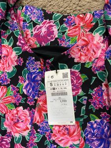 Elastane Floral Print Zara Dress