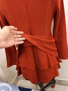 Semi Winter Long Dress Blazer..
