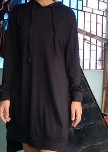 Black Hoodie Dress