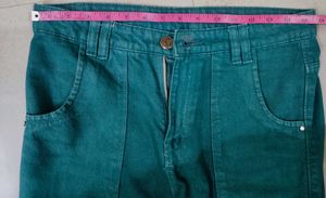 Teal Cargo Pants
