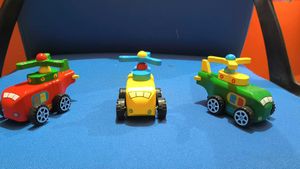 Wooden Toy Car Set