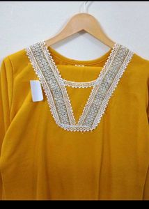 Winter Embroidered Kurta Set