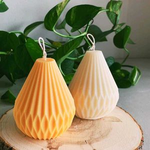 Pack Of 2 Pear Drop Candle