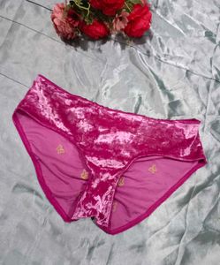 Pink Velvet Panties