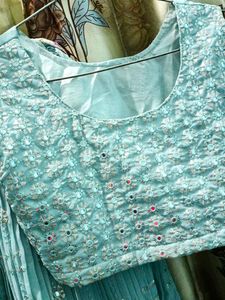Aqua Lehenga Choli