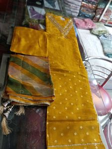 Yellow Salwar Kameez Set