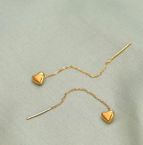 Needle Heart Earrings - Stylish
