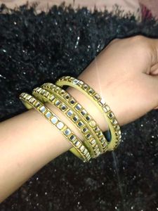 Golden Bangle Set
