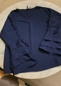 Classy Navy Blue Top