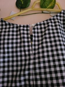 White Checked Shirt From MYNTHRA