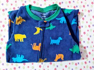 Carter's 1piece Dinosaur Fleece Footie PJs For Boy