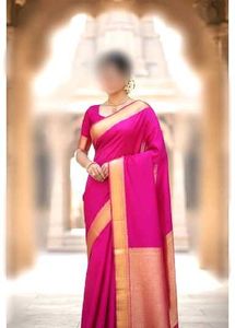 Elegant Pink Saree