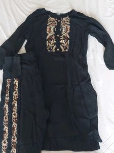 Black Kurta Set