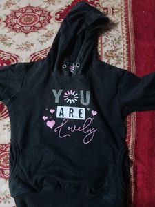 Black Lovely Hoodie