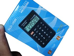 Calculator 8Digit 2 Power Rechargeable
