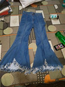 2 Tops And Peplum  Jeans Combo