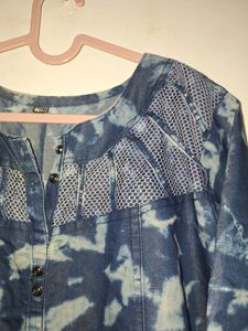 Blue Denim Kurta