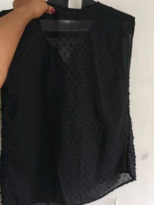 Black Transparent Top