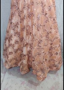 🆕 Peach Bridal Gown