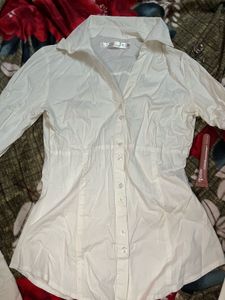 Both White Button-Down Shirt (shirt Bust 30 2nd32
