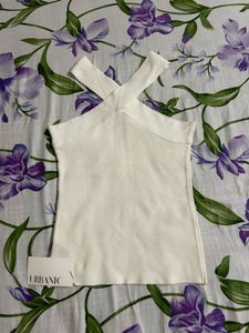 Urbanic Holter Neck Whit Top