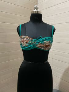 Imported Leopard Print Bikini Top