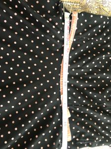 Polka Dot Strapless Dress