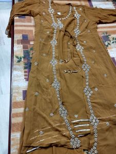 Women 4 Piece Party Wear Suit