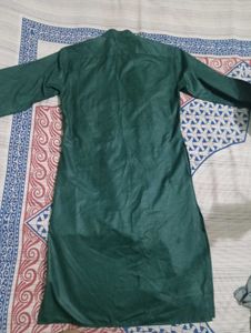 Men&#39;s Classic Dark Green Kurta