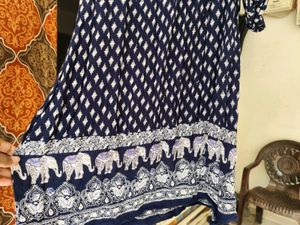 Jaipuri Print Dress For Women