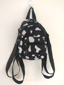 Cow Print Mini Backpack