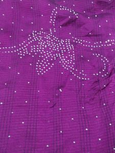 Purple light weight saree