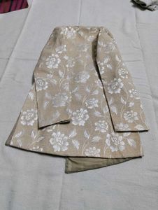 Floral Print Double Breasted Sherwani