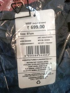 Navy Blue Sleeveless Dress