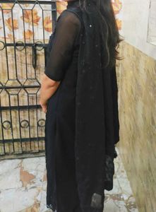 Black Kurta Set &amp; Dupatta
