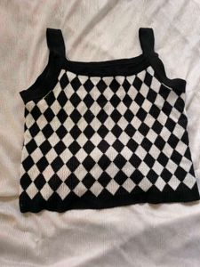 Black & White Tank Top